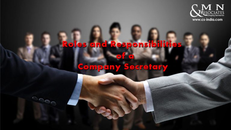 Roles and Responsibilities of a Company Secretary