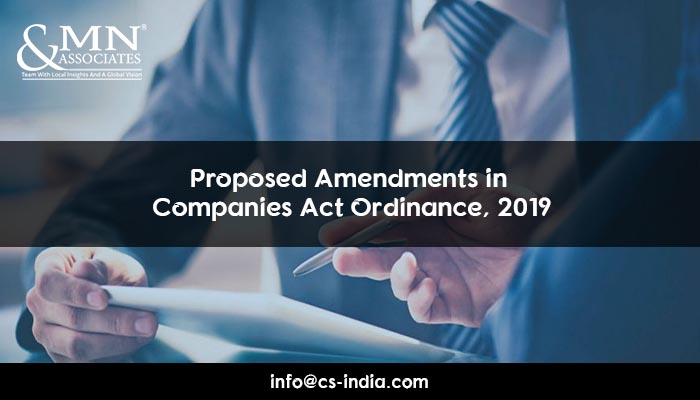 Proposed Amendments in Companies Act Ordinance