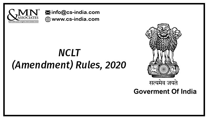 NCLT Amendment Rules