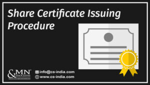 Share Certificate Issuing Procedure