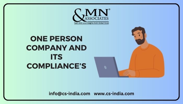 One Person Company