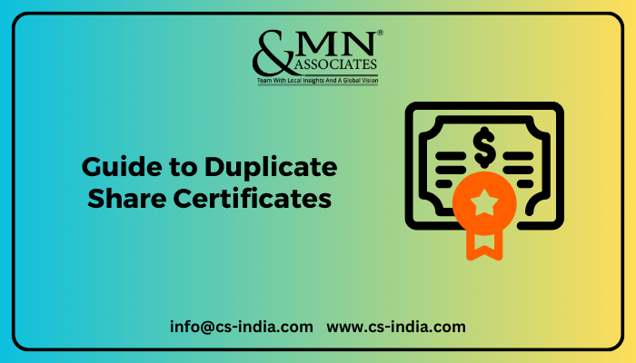 Duplicate Share Certificates